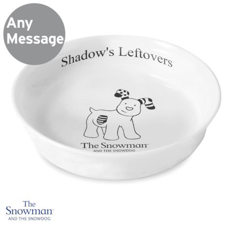 Personalised The Snowdog Pet Bowl Extra Image 1